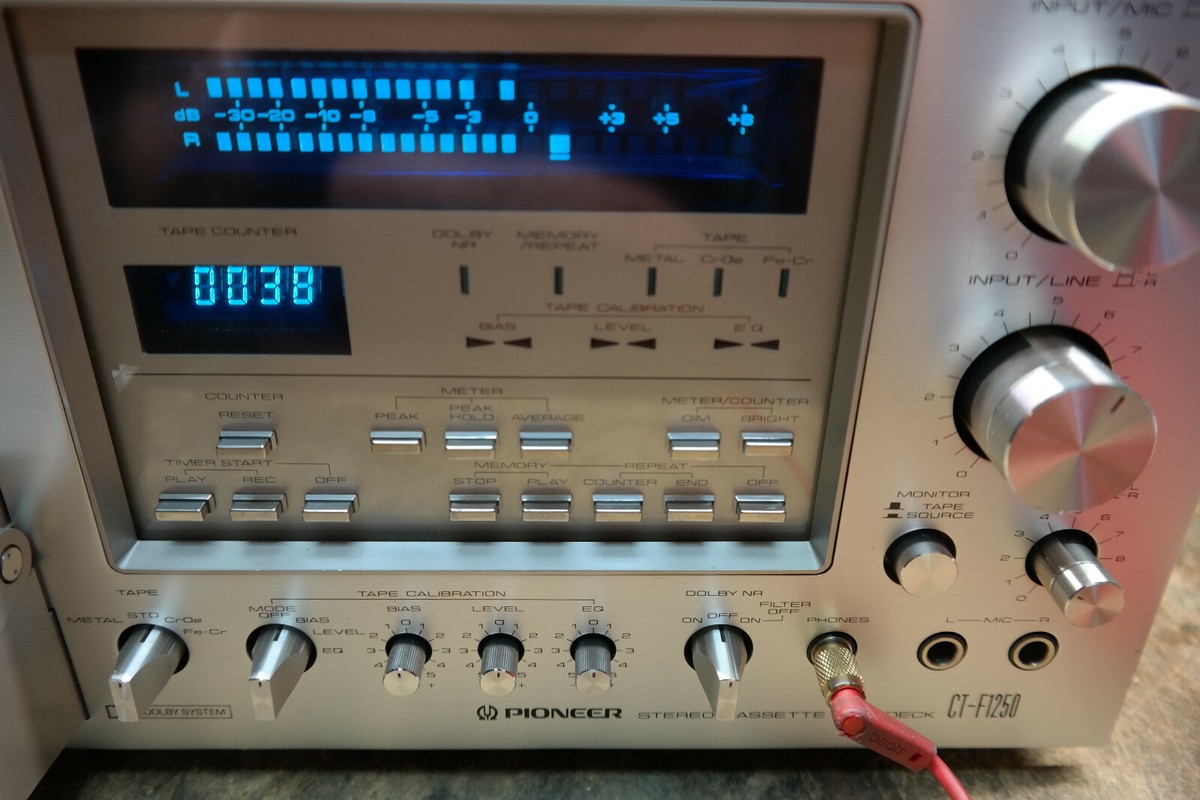 Pioneer CT-F1250 Cassette Deck Professional Restoration Repair