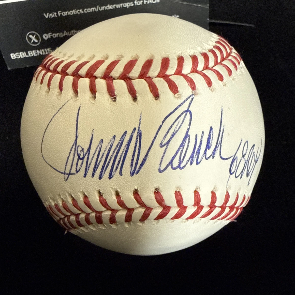 Johnny Bench Cincinnati Reds Original Autographed Baseball MLB