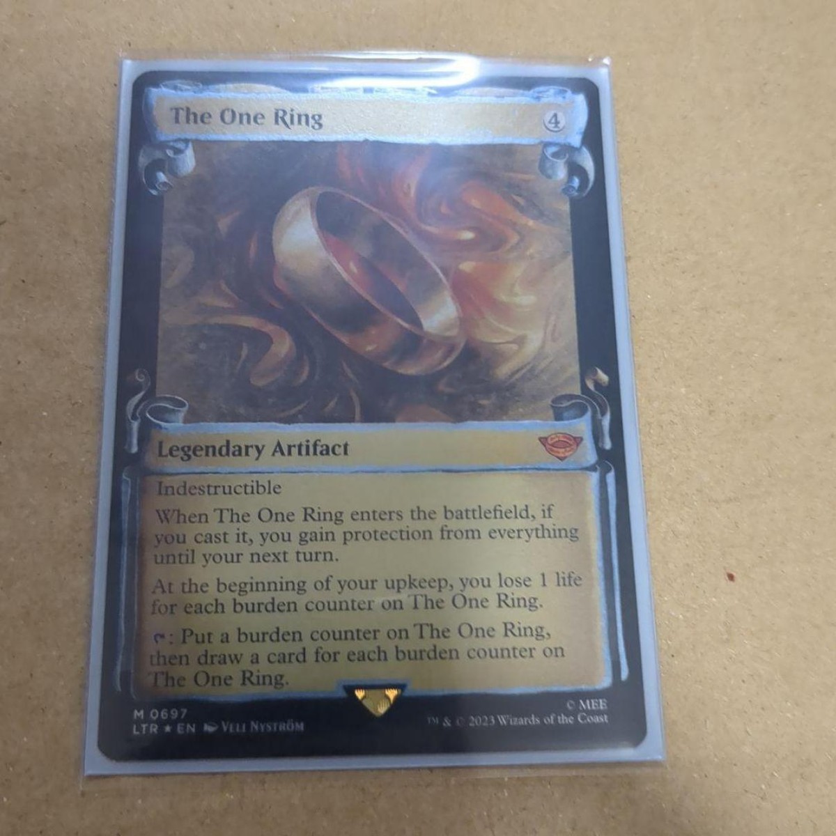 MTG Lord of the Rings One Ring Silver Foil Magic The Gathering | eBay