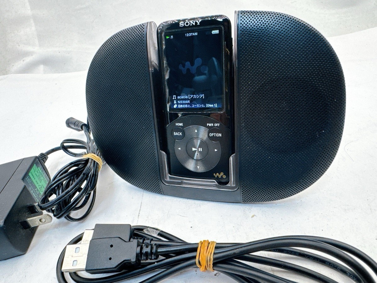 SONY Walkman NW-S754 Black 8GB Digital Music Player w/Speaker