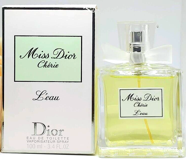 ❤️MISS DIOR CHERIE L'EAU,CHRISTIAN DIOR, 3.4oz.100ml.,Eau de