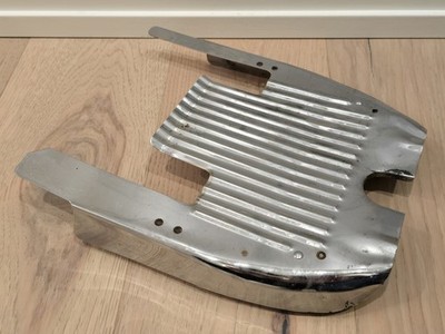 OEM Harley Panhead FLH Shovelhead Under Seat Frame Battery Ribbed