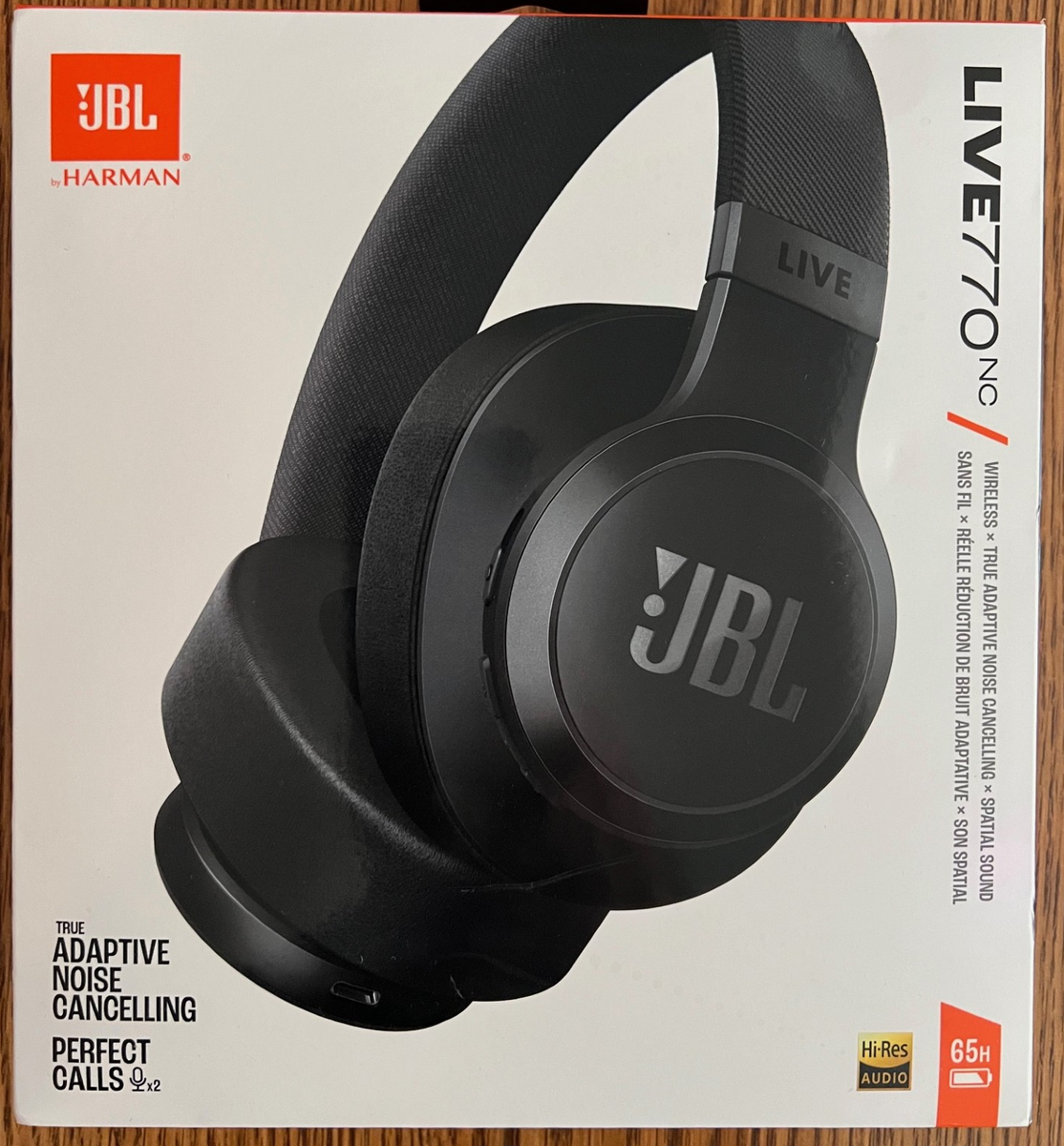 JBL LIVE 770NC Wireless Adaptive Noise Cancelling Over-The-Ear