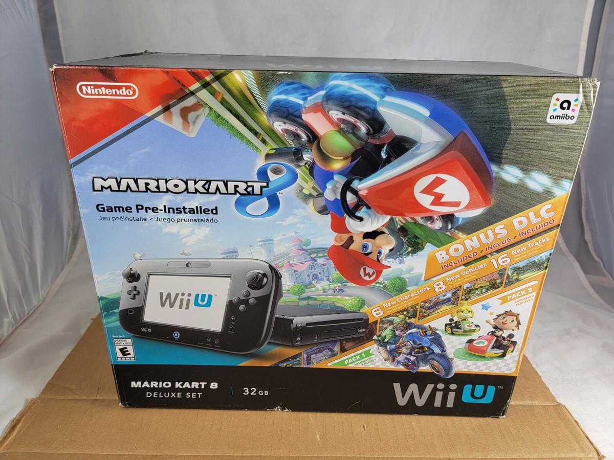 Nintendo Wii U Mario Kart 8 Deluxe Set Console Box Only | eBay