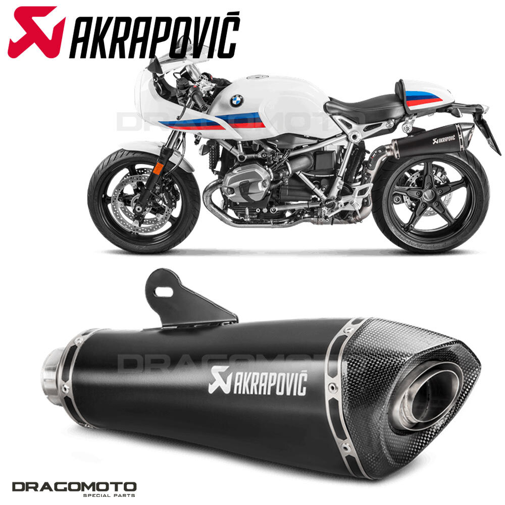 BMW R NINE T 2017-2023 Exhaust AKRAPOVIC Titanium Black S-B12SO17