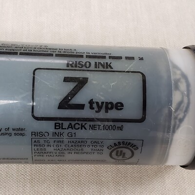 Riso Ink G1 Z Type Blk Tube / Toner Cartridge For Printer Models