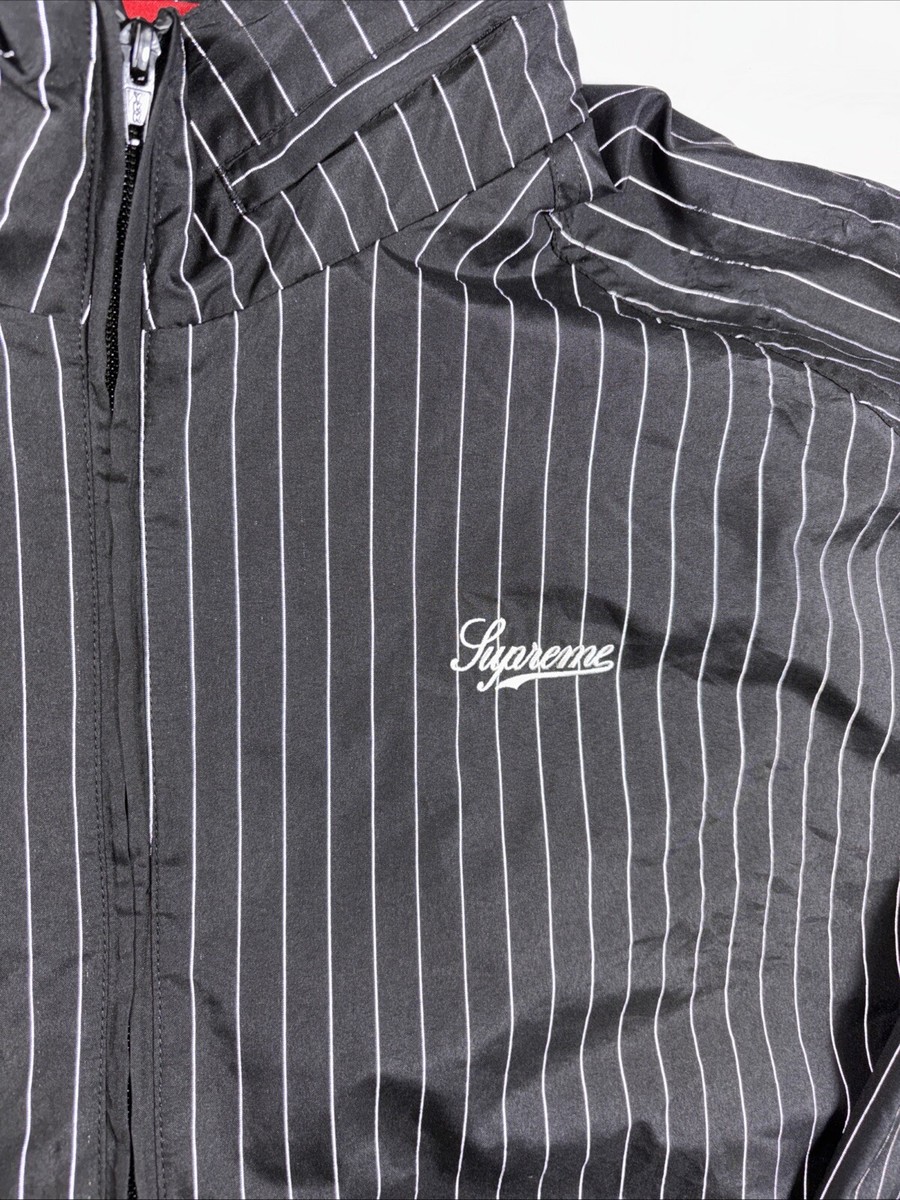 Supreme Reflective Pinstripe Track Jacket 'Black' Size XL (new