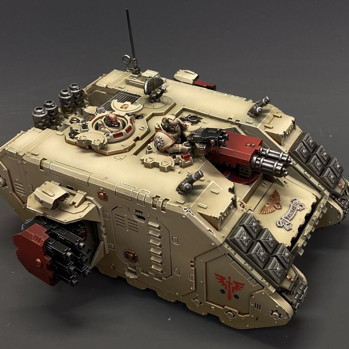 WH40K Black Templars Land Raider Crusader Pro Painted - Tabletop