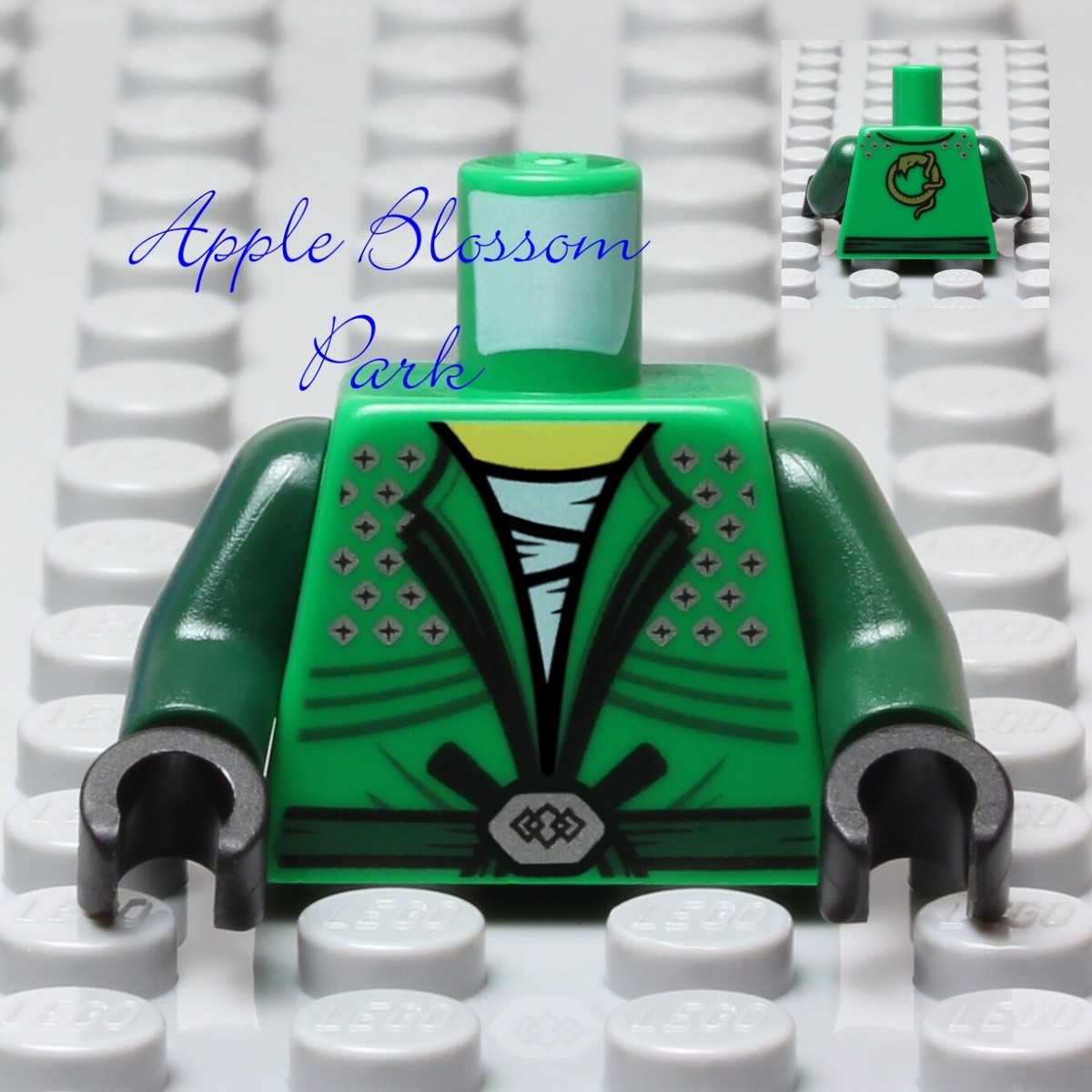 NEW Lego Ninjago GREEN NINJA MINIFIG TORSO - Lloyd ZX Minifigure