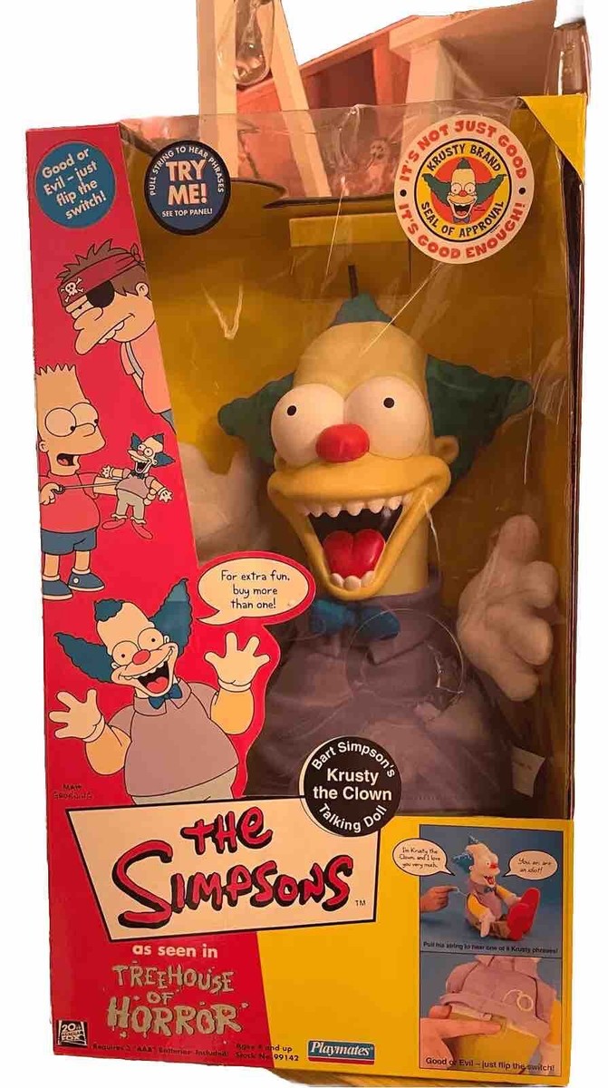 Playmates The Simpsons Treehouse of Horror Talking Krusty the