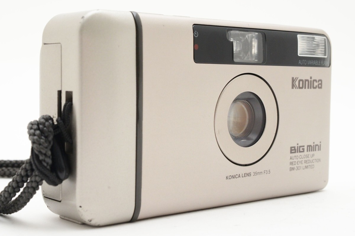 フィルムカメラ Konica BiG mini BM-301 Rhodium #2169 フィルムカメラ