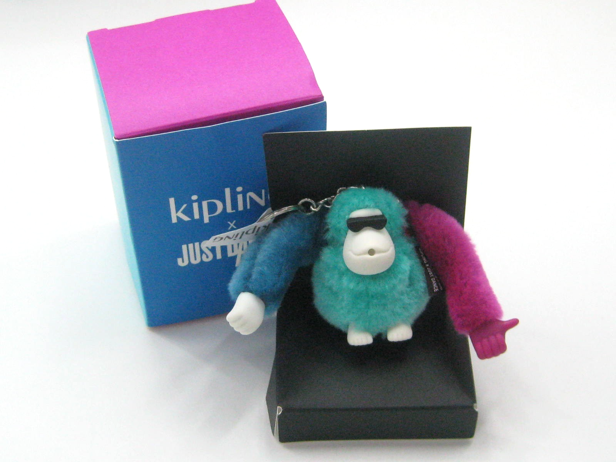 Kipling X Just Dance Monkey Keychain Bag Charm Gradient Dance