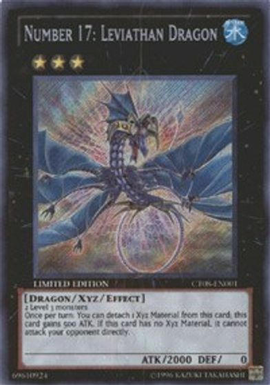 Number 17: Leviathan Dragon - CT08-EN001 - Secret Rare - Limited