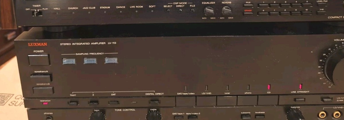 LUXMAN LV-113 Integrated Receiver Amplifier Tested Working | eBay