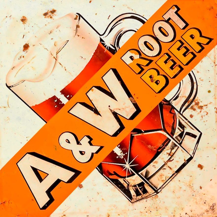 A&W Root Beer Metal Sign Advertisement | eBay