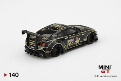 MINI GT 140 LB WORKS Nissan GT-R (R35) JPS Type 2, Rear Wing ver 3