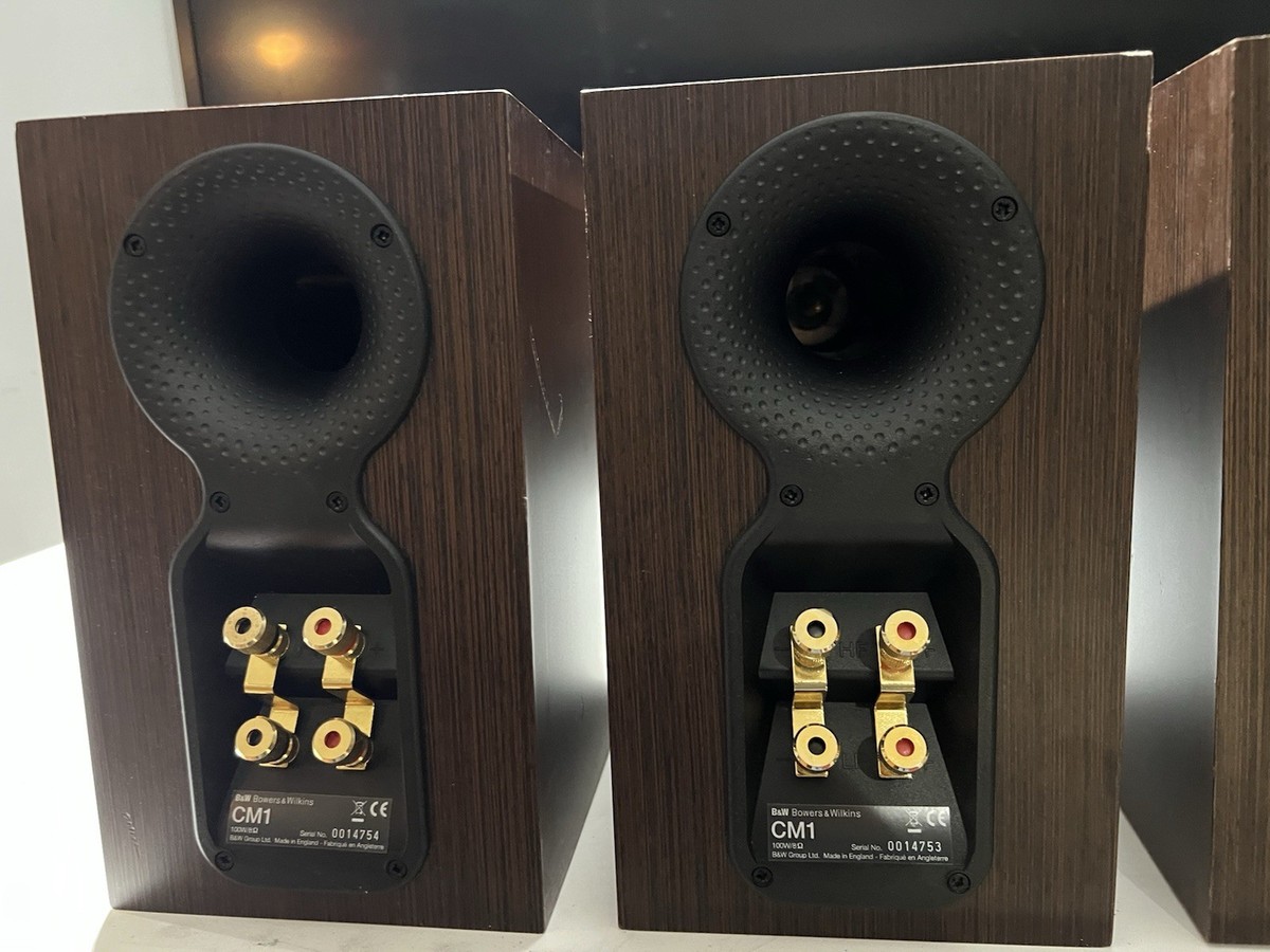 B&W Bowers & Wilkins CM1 Bookshelf Speakers PAIR | eBay