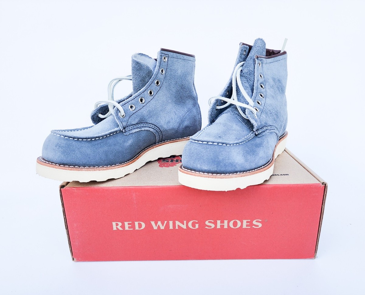 Red Wing 8143 Moc Toe Slate Blue Abilene Roughout 8 E Asia
