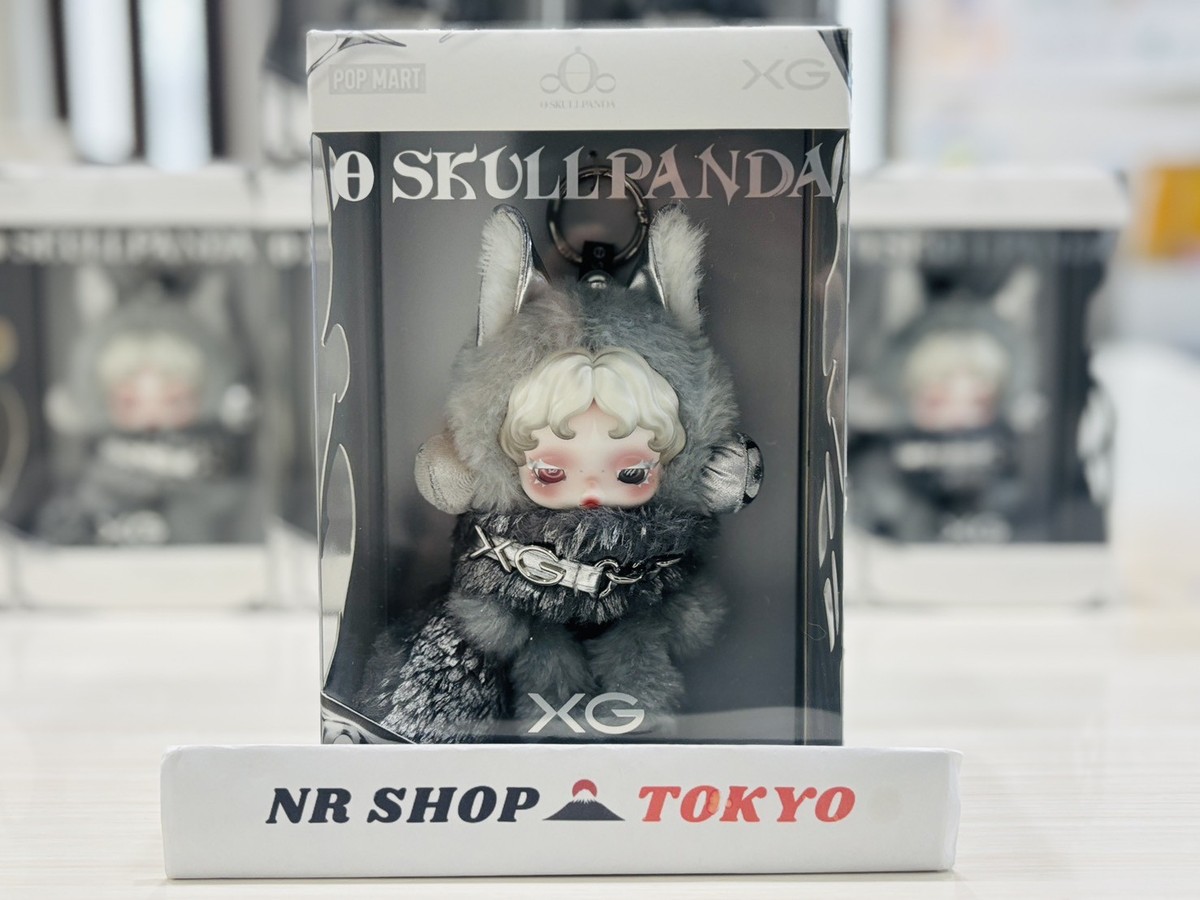 SKULLPANDA XG Plush Doll Pendant Japan Exclusive SKULLPANDA POP UP