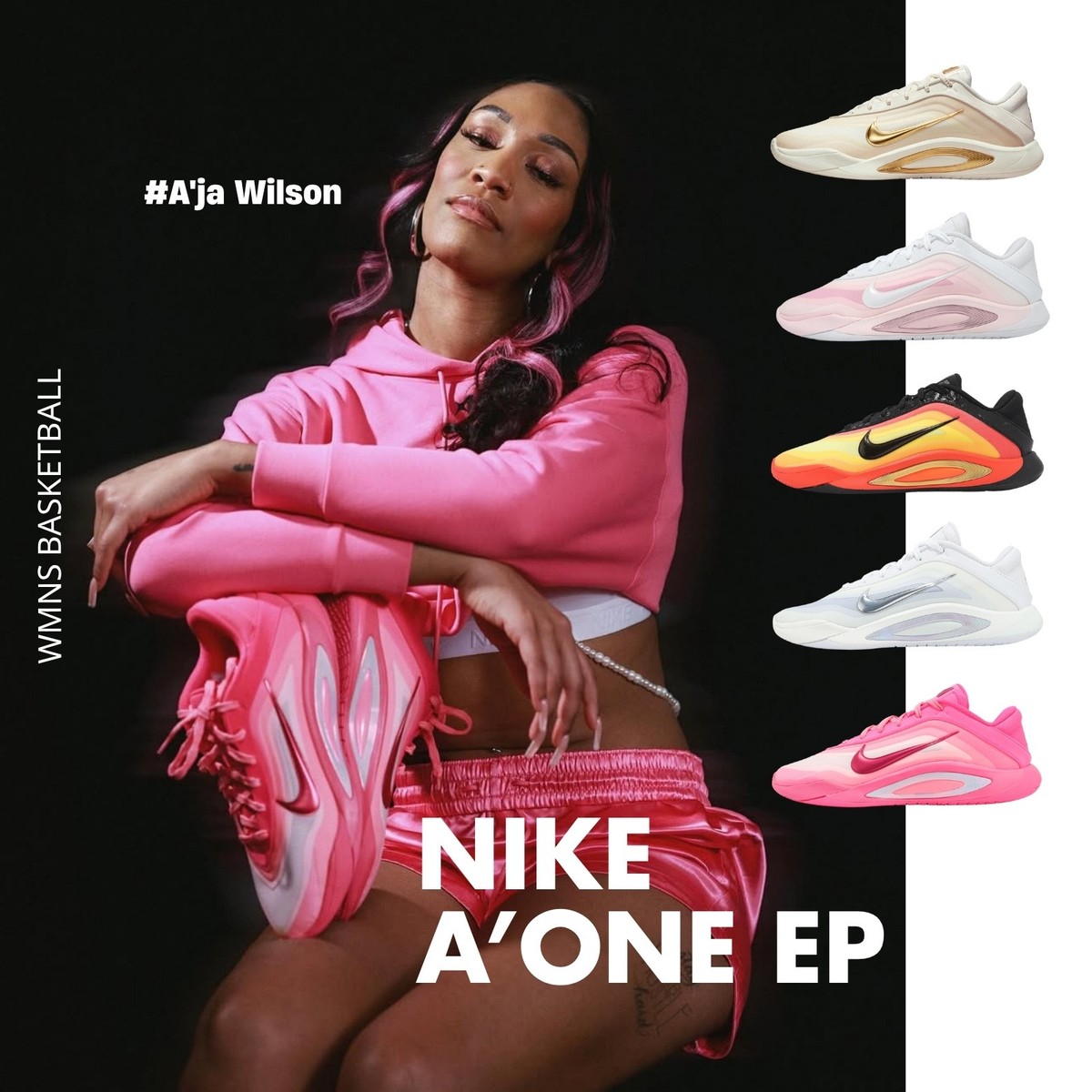 Nike A One EP A ja Wilson Women Unisex Basketball Hoopers Shoes