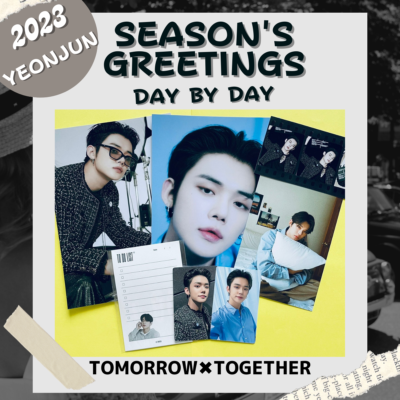 TXT YEONJUN Official photo card TOMORROW X TOGETHER 2023 Season's
