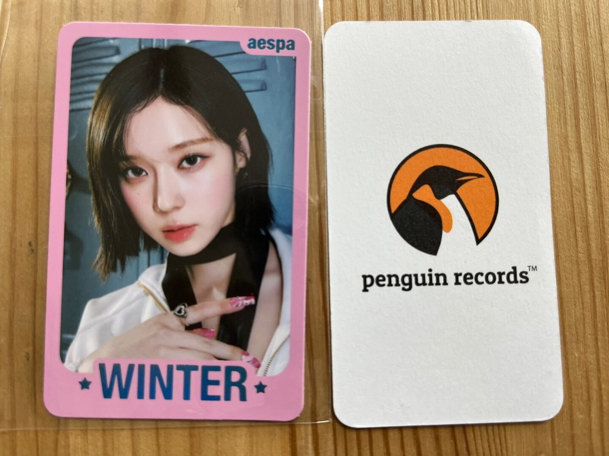 aespa - MY WORLD TRADING CARD A ver. PHOTO CARD KARINA WINTER