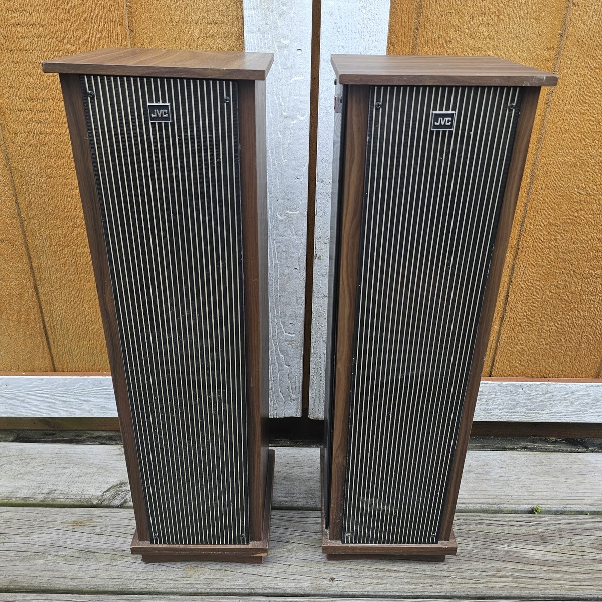 Vintage JVC Victor VS-5399 Twin Tower Speakers – Rare Japan