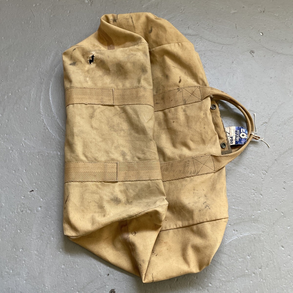 Vintage 1940s WWII US Army Air Forces Parachute Canvas Military