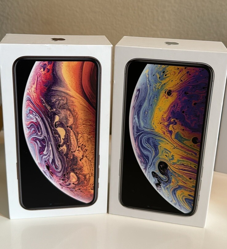 Original Apple BOX Only- Insert For iPhone Xs Silver 256GB- 1 Only