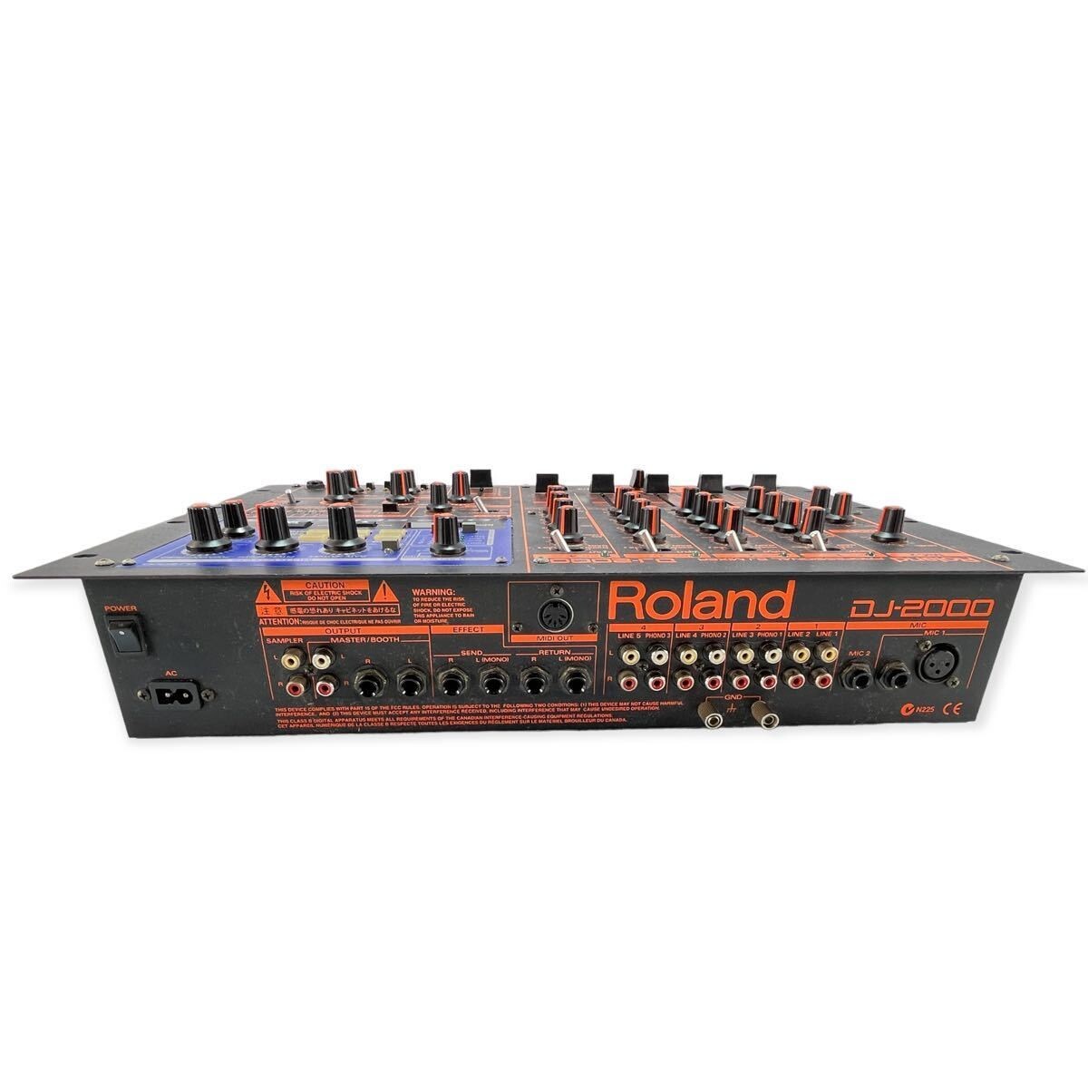 Roland DJ-2000 Professional DJ Mixer 4 channel Mixing Used From
