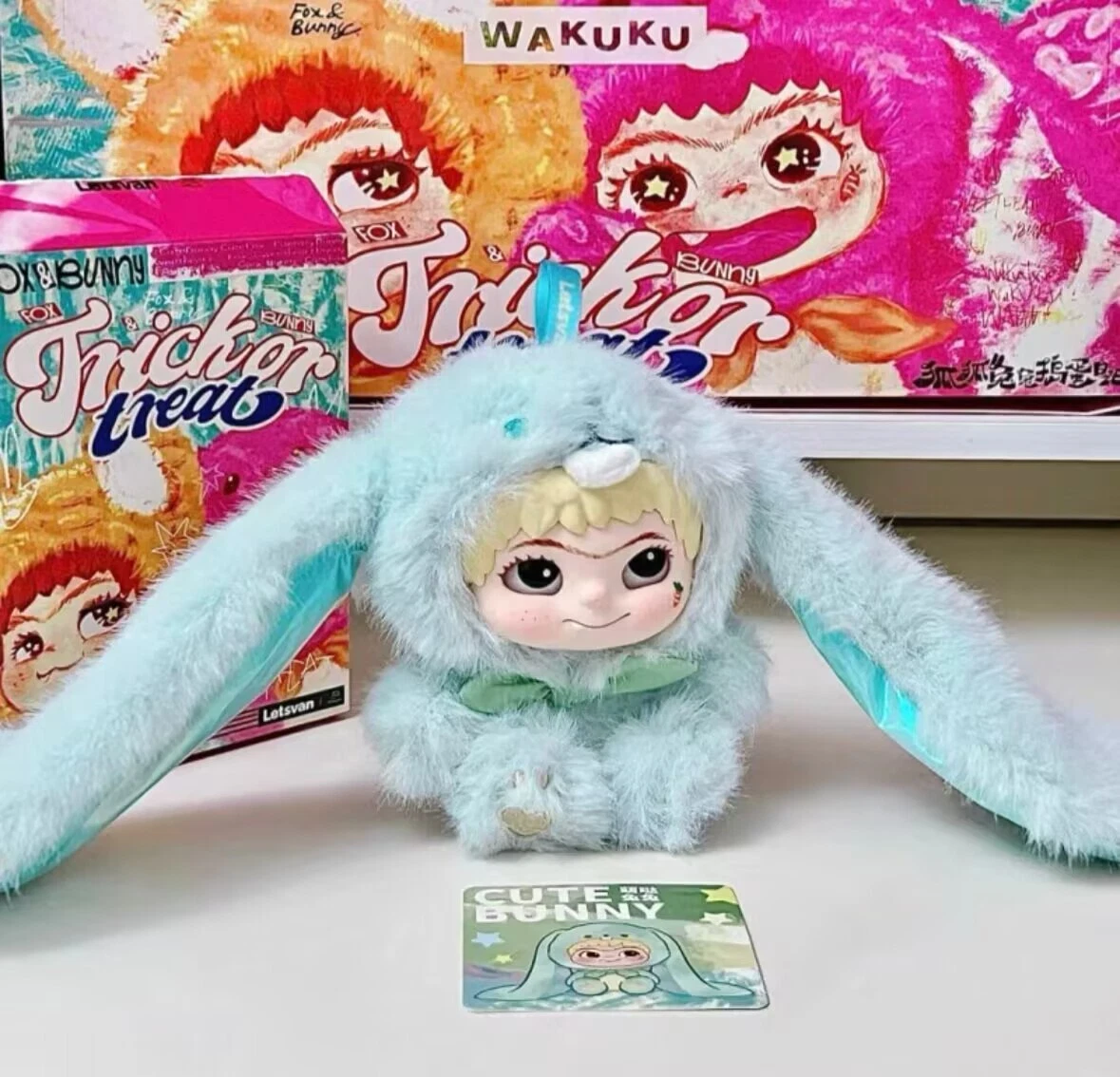 Cute Bunny - MINISO WAKUKU Fox&Bunny Trickor Treat Series Blind