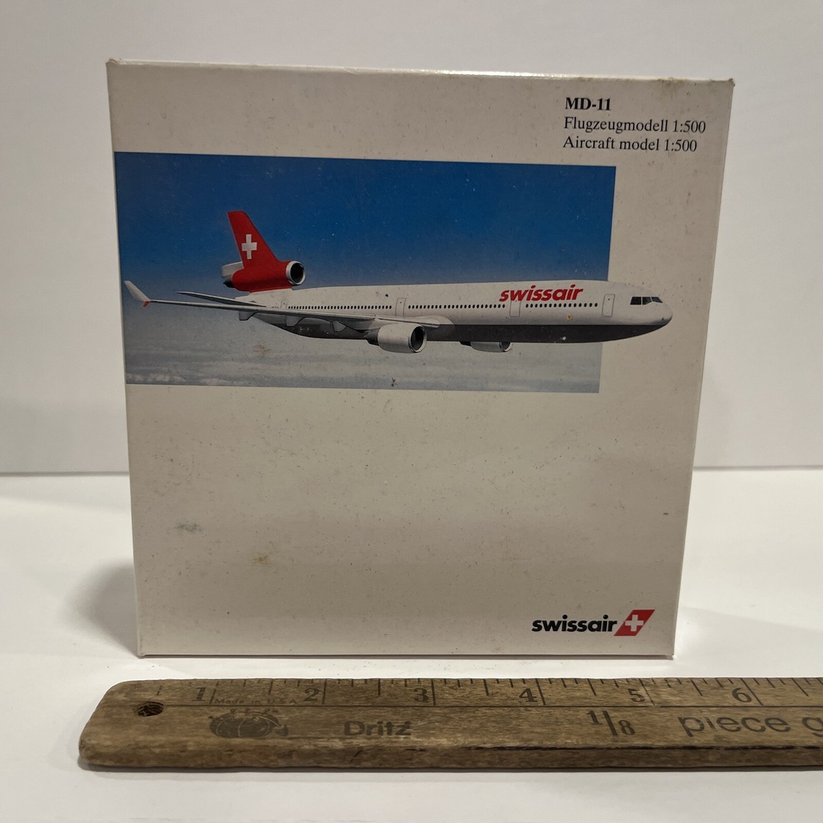 1:500 Herpa Swissair Swiss Airlines MD-11 Jet Scale Model Wings