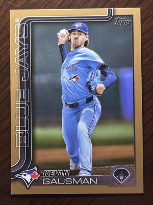 2025 Topps Series 1 Kevin Gausman Gold Parallel #/2025 SP Blue