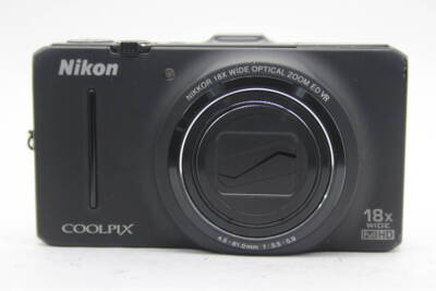 Nikon Coolpix S9300 Black Nikkor 18X Wide Lens Compact Digital