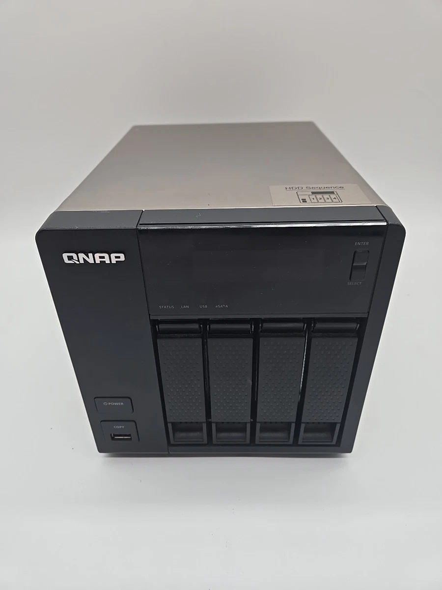 QNAP (TS-419P+) Turbo NAS 4-Bay All-In-One Server with iSCSI + 2TB