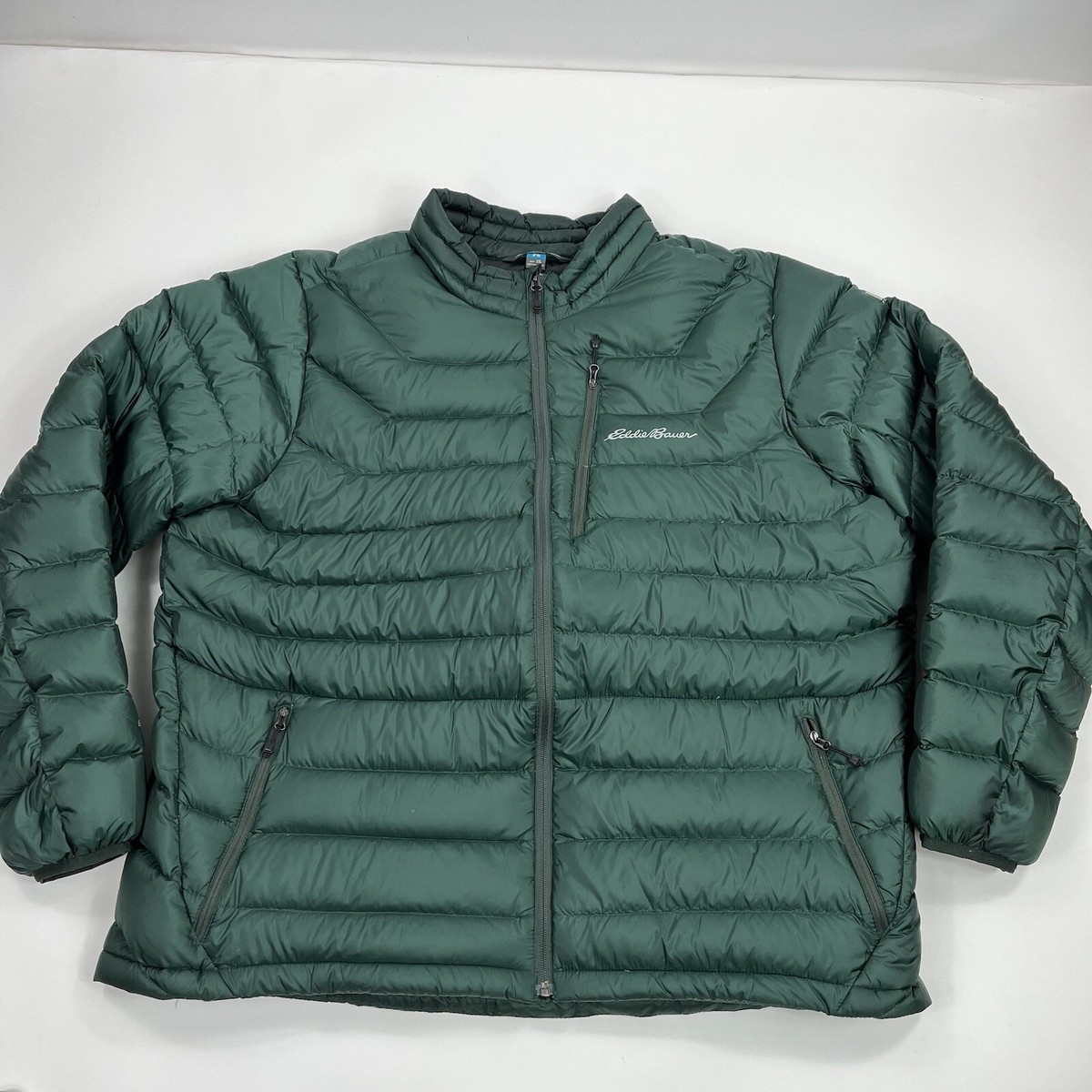 Eddie Bauer First Ascent 800 Down Pertex Quantum Green Puffer
