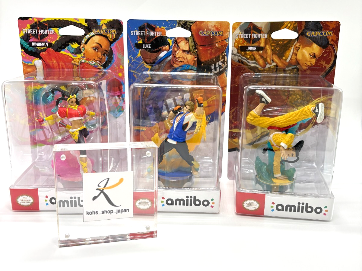 amiibo Kimberly Luke Jamie 3piece set Street Fighter 6 Capcom