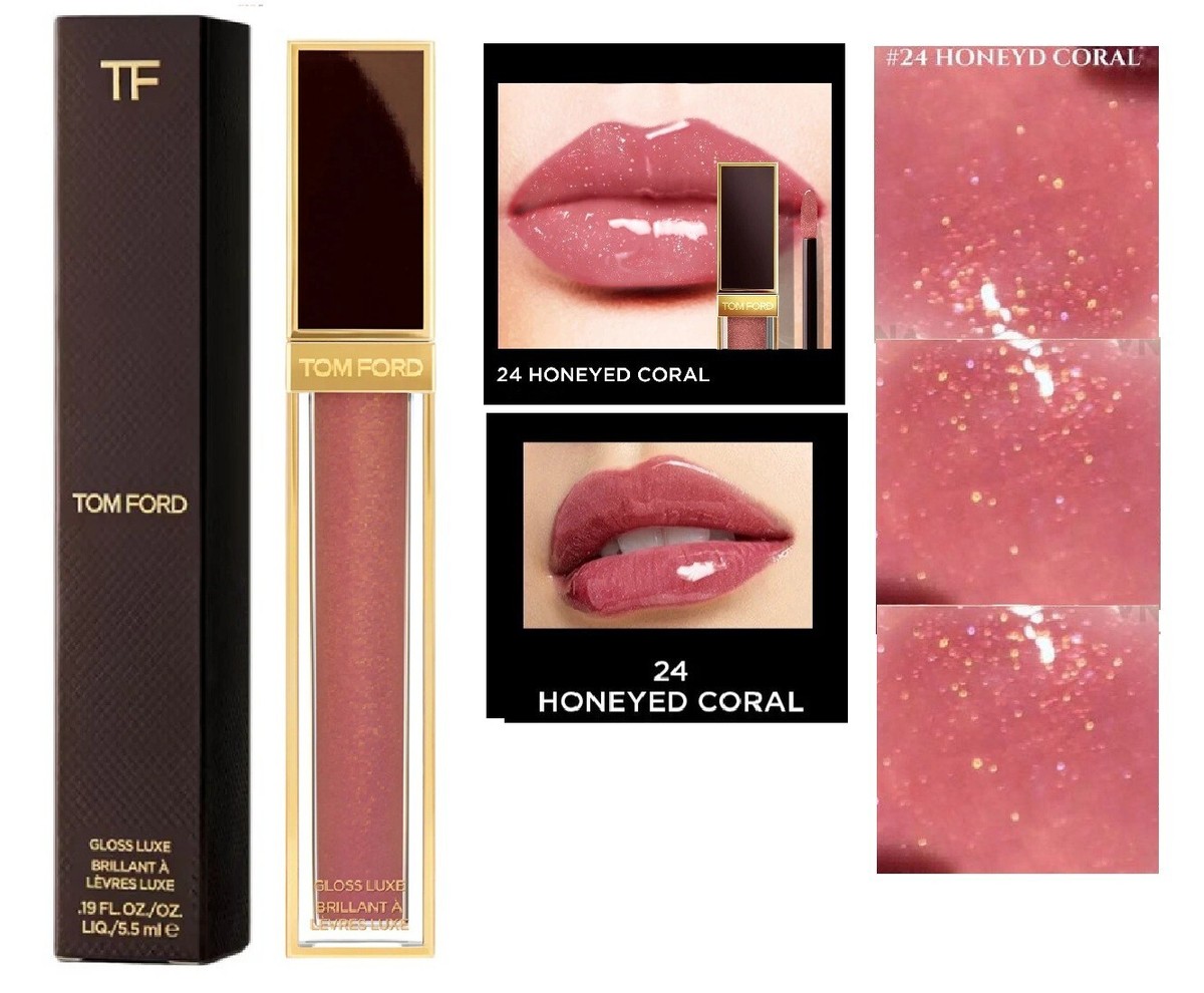 Tom Ford 24 HONEYED CORAL Luxe Gloss Full Size 0.19 OZ NIB | eBay