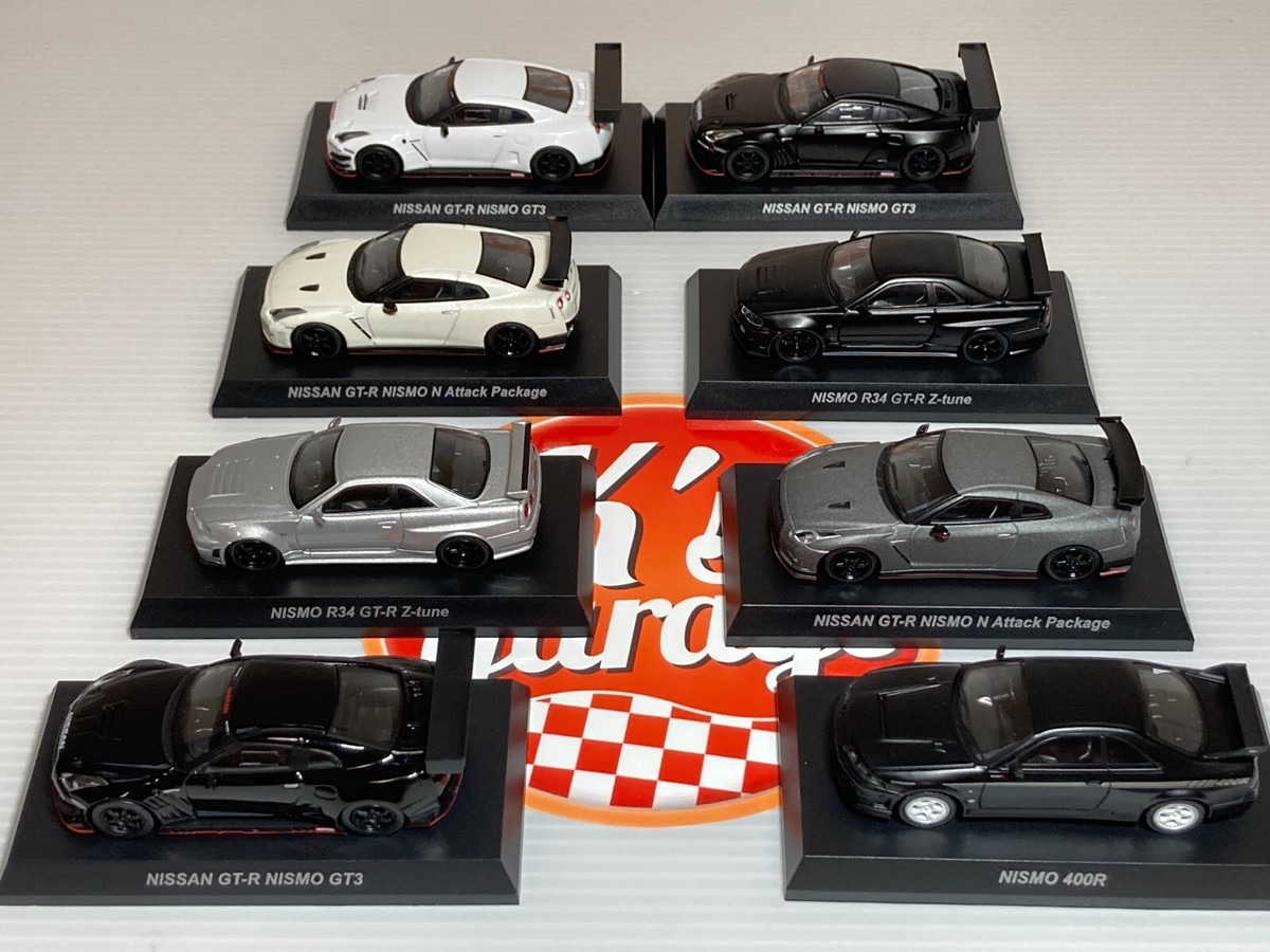 Kyosho 1/64 GT-R Nismo Minicar Collection Nismo R34 R35 400R Z