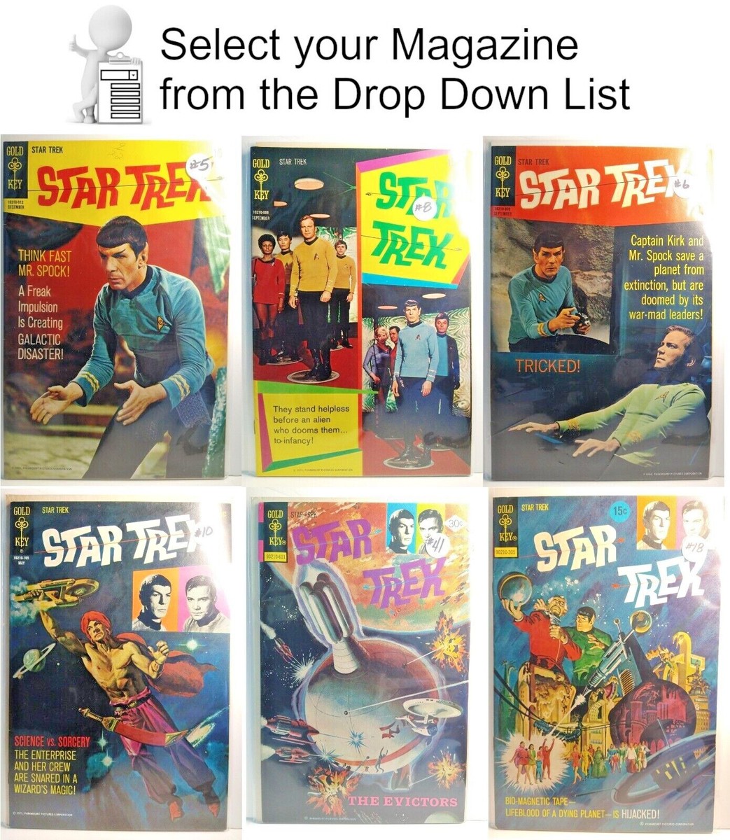 Hi-Grade 1967-77 Star Trek Gold Key/Whitman Comic Book Set #1-61