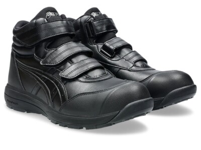 ASICS WINJOB CP312 1273A111 001 Black Black 3E Safety Shoes | eBay