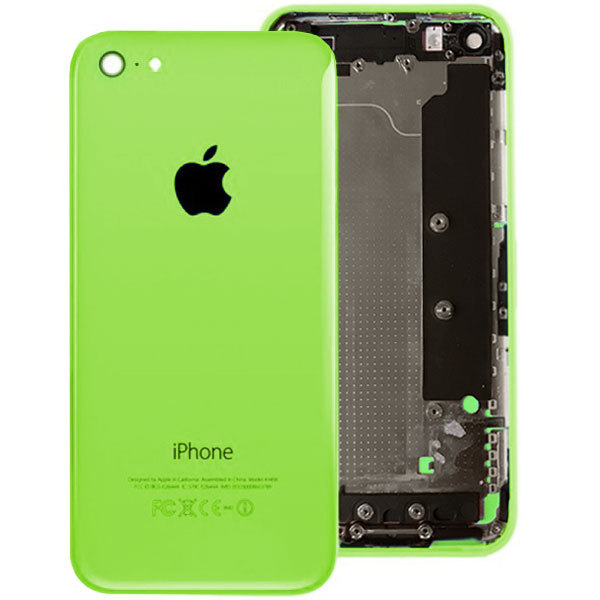 Apple iPhone 5C Back Cover Mid Frame Housing Battery Door Green