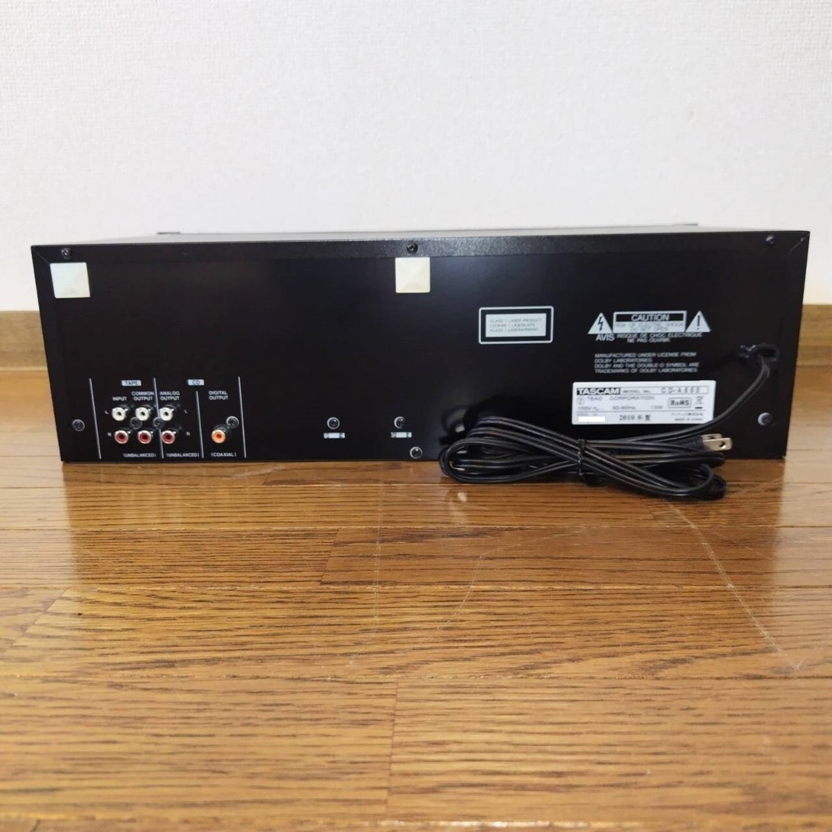 Tascam CD-A550 CD/Cassette Player Recorder Confirmed Operation