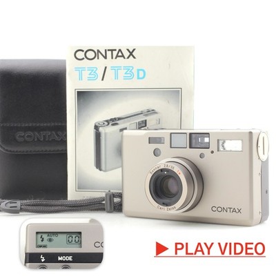 Contax T3 Point & Shoot Camera - Silver for sale online | eBay