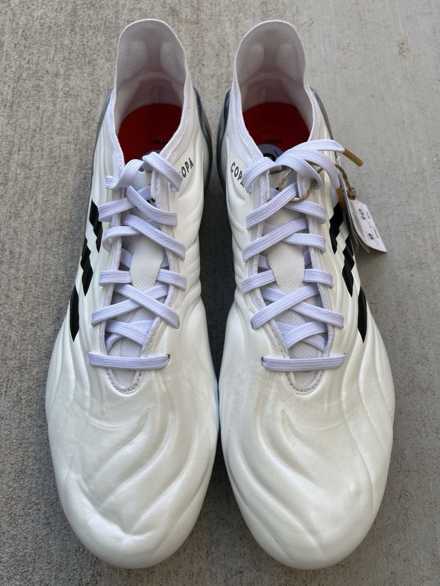 Adidas Copa Sense.1 SG Soccer Cleat White/Black/Gold (HP7841