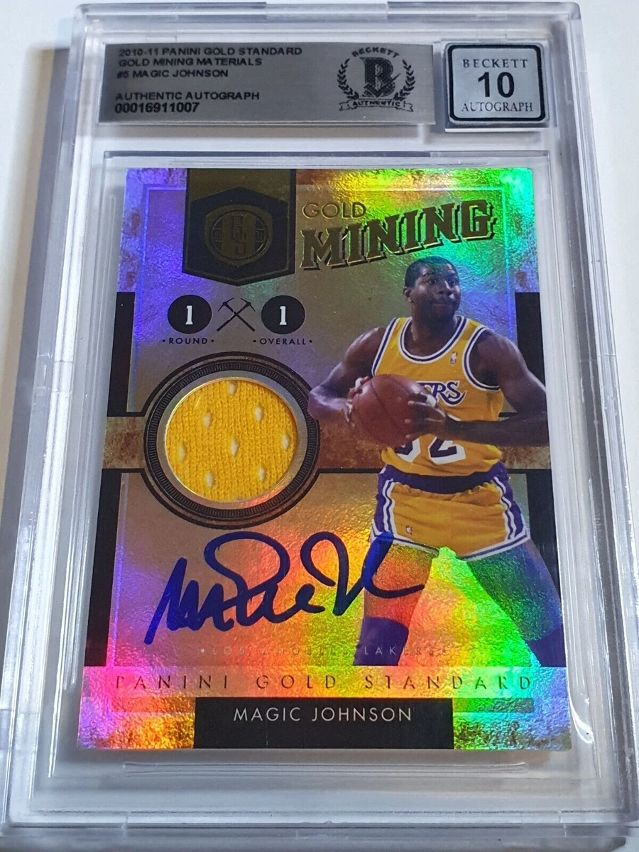 スポーツ選手 Panini Magic Johnson auto /35 スポーツ選手 Panini