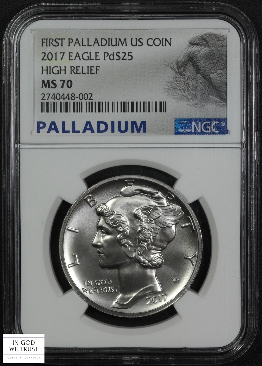 2017 パラジウム イーグル モダン NGC MS70ER E2 2017 パラジウム