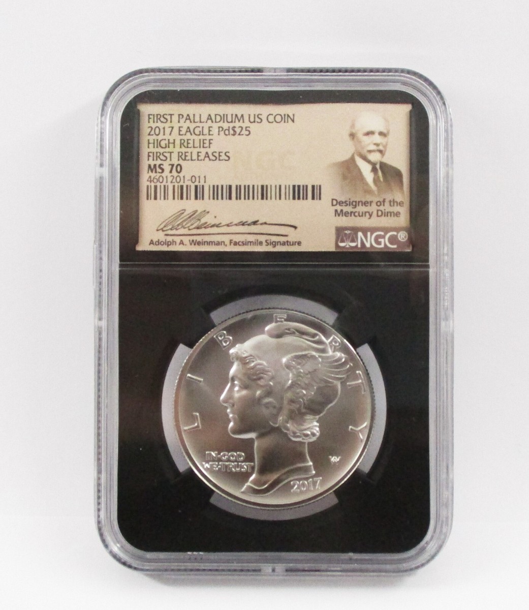 2017 パラジウム イーグル モダンコイン NGC MS70ER E2 NGC MS70 2025