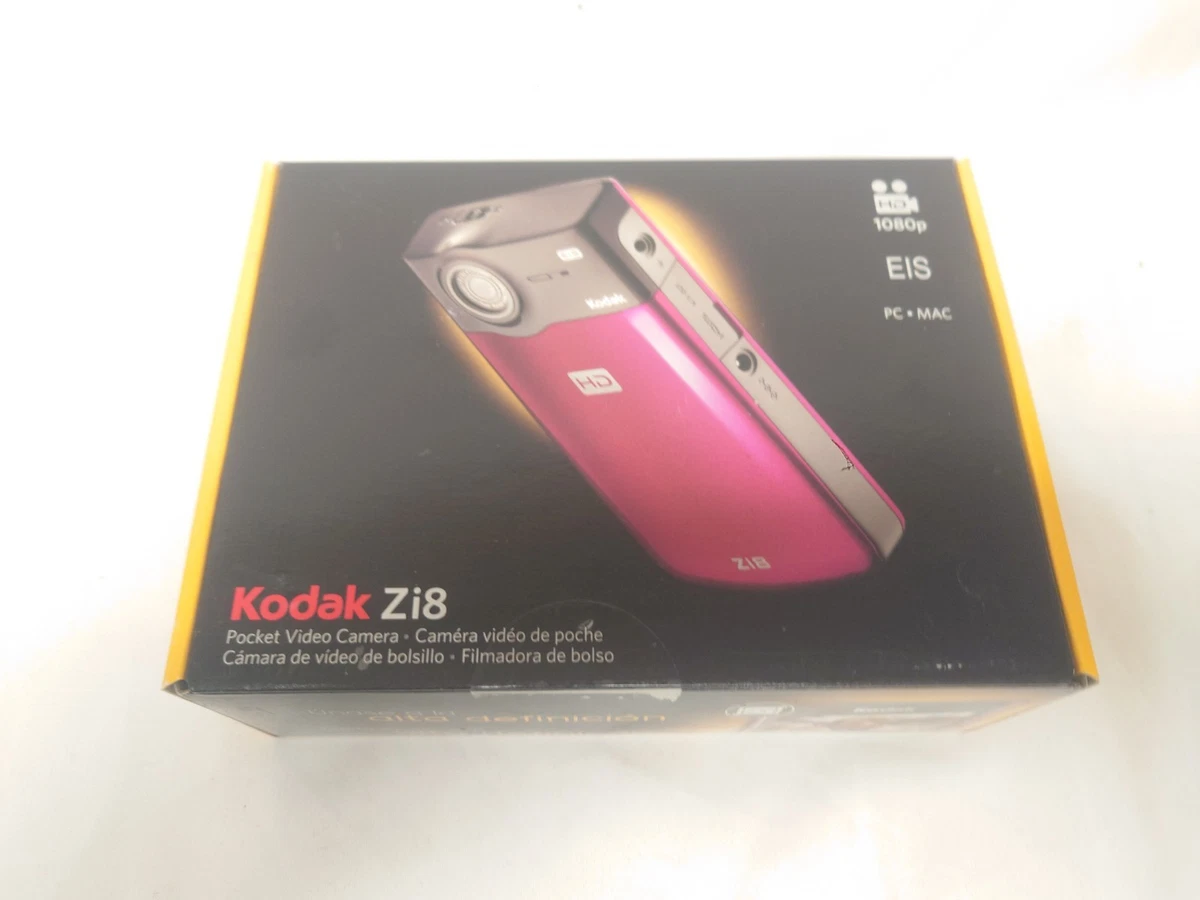 Kodak ZI8 HD ビデオカメラ ラズベリー Kodak ZI8 HD ビデオカメラ
