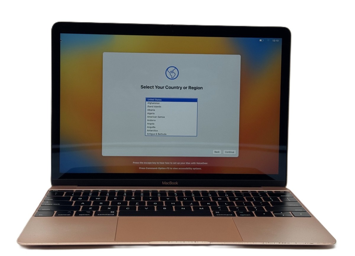 ジャンク Apple MacBook 12インチ 2016 8GB Intel core m3 ローズ